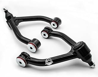 Front Upper Control Arms for 1988-1998 Chevy GMC K1500, 2-4'' Lift Tubular Arms for 1993-1994 Blazer /1995-1999 Tahoe /1988-1991 V1500 Suburban /92-99 K1500 Suburban & Yukon/96-98 Savana 1500