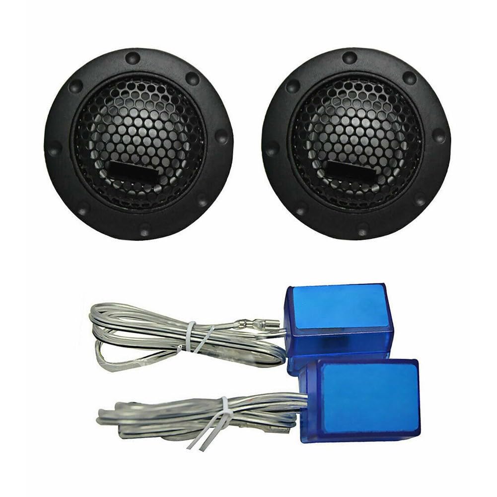 RichVibe Alpine DDT-S30 360 W 1" pour tweeters à dôme souple audio de voiture, 4 Ohm, sensibilité 91 dB, montage encastré/angulaire, pour systèmes 12-24 V