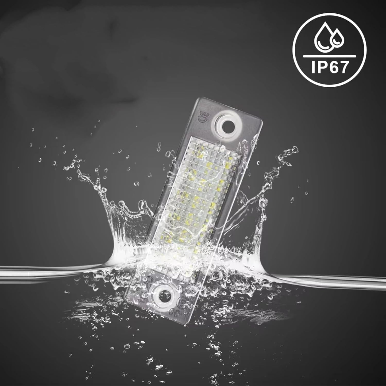 License Plate Light Kit Compatible With Skoda For SuperⅠ 2002 2003 2004 2005 2006 2007 2008 Automotive License Number Plate Lights Rear License Plate Lamps