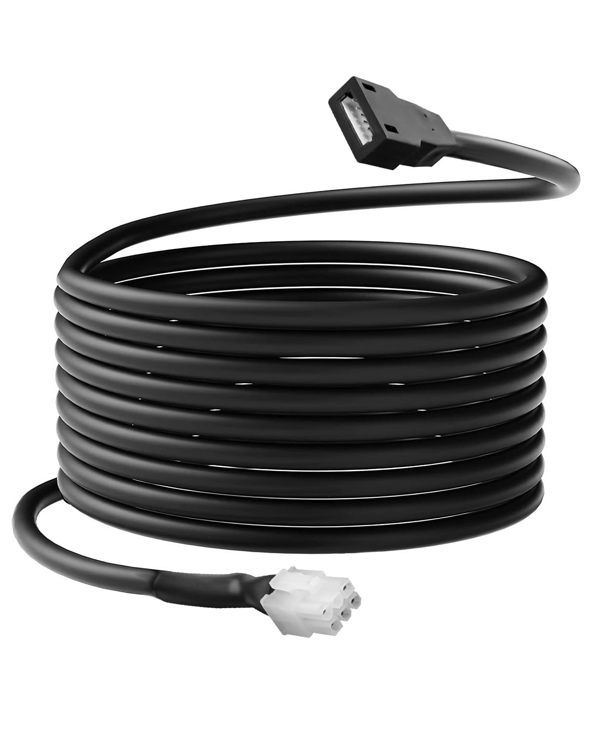 15FT 12V DC Motor Harness Replace 247768 Fit for Schwintek RV Travel Trailer Motorhome Slide-Out System, 6 Pin Male-to-Female Motor Wiring Harness