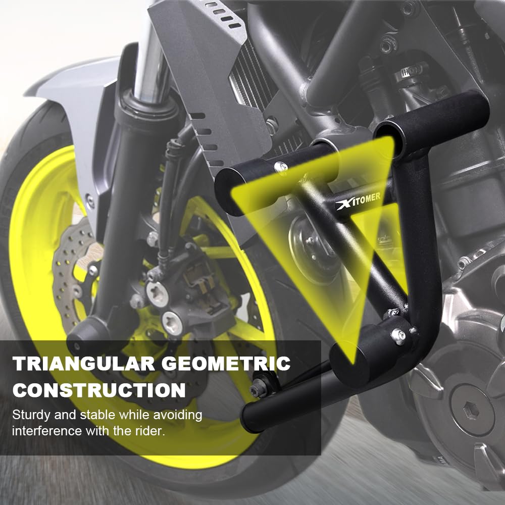 Amazon | Xitomer クラッシュケージ スタントエンジンガード FZ-07 MT