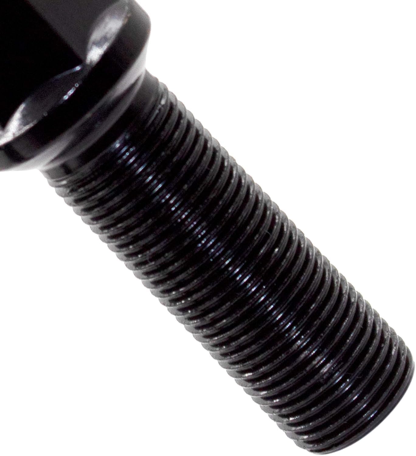 Wheel Accessories Parts 20 Pcs M16 x 1.5 16x1.5 Acorn Seat Lug Bolt 19mm Hex 30mm Thread Length Black Finish RAM Promaster 1500 2500 3500 EV