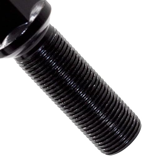 Vista 55 de Wheel Accessories Parts 20 piezas de pernos de asiento de bellota M12 x 1.5 12x1.5 0.669 in hexagonal 1.181 in longitud de rosca acabado cromado