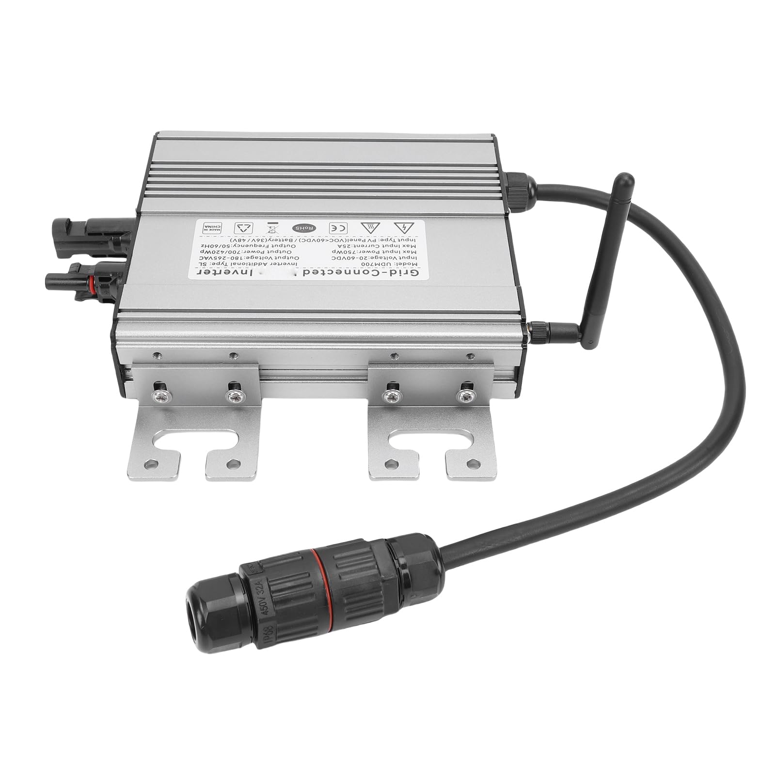 Sonew Inverter MPPT DC AC 700W IP65 Alluminio WiFi Solare per Casa