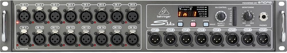 BEHRINGER ベリンガー DIGITAL SNAKE S16 BEHRINGER ( ベリンガー ) S16 16in/8out デジタルステージ