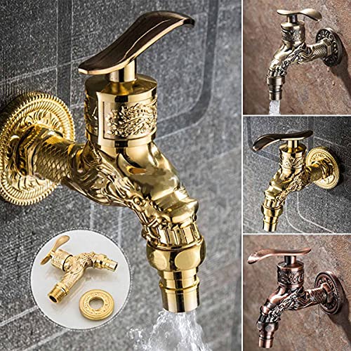 Robinet de salle de bain rétro en zinc pour une décoration d'antan