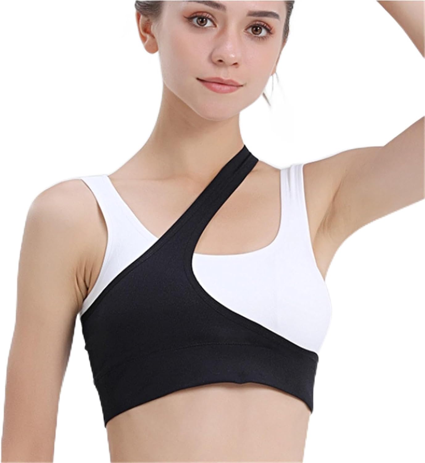 Sports Bras For Women Women's Sports Bras Padded Backless Fitness Yoga Bras Sports Vest Fake Two Pieces Yoga Bra