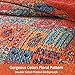 Qucover Colcha bouti Verano Cama 150,Cubrecama 220x240cm Patchwork étnico 100% Algodón Suave,Multicolor...