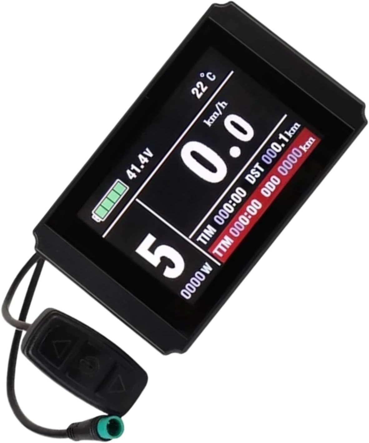 24V/36V/48V LCD8HU 防水LCDダッシュボード、ケーティー E-Bike対応