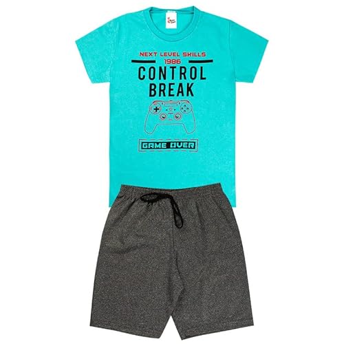 Kit 3 Conjuntos Verão Sortidos Infantil Menino Criança Tamanho:16