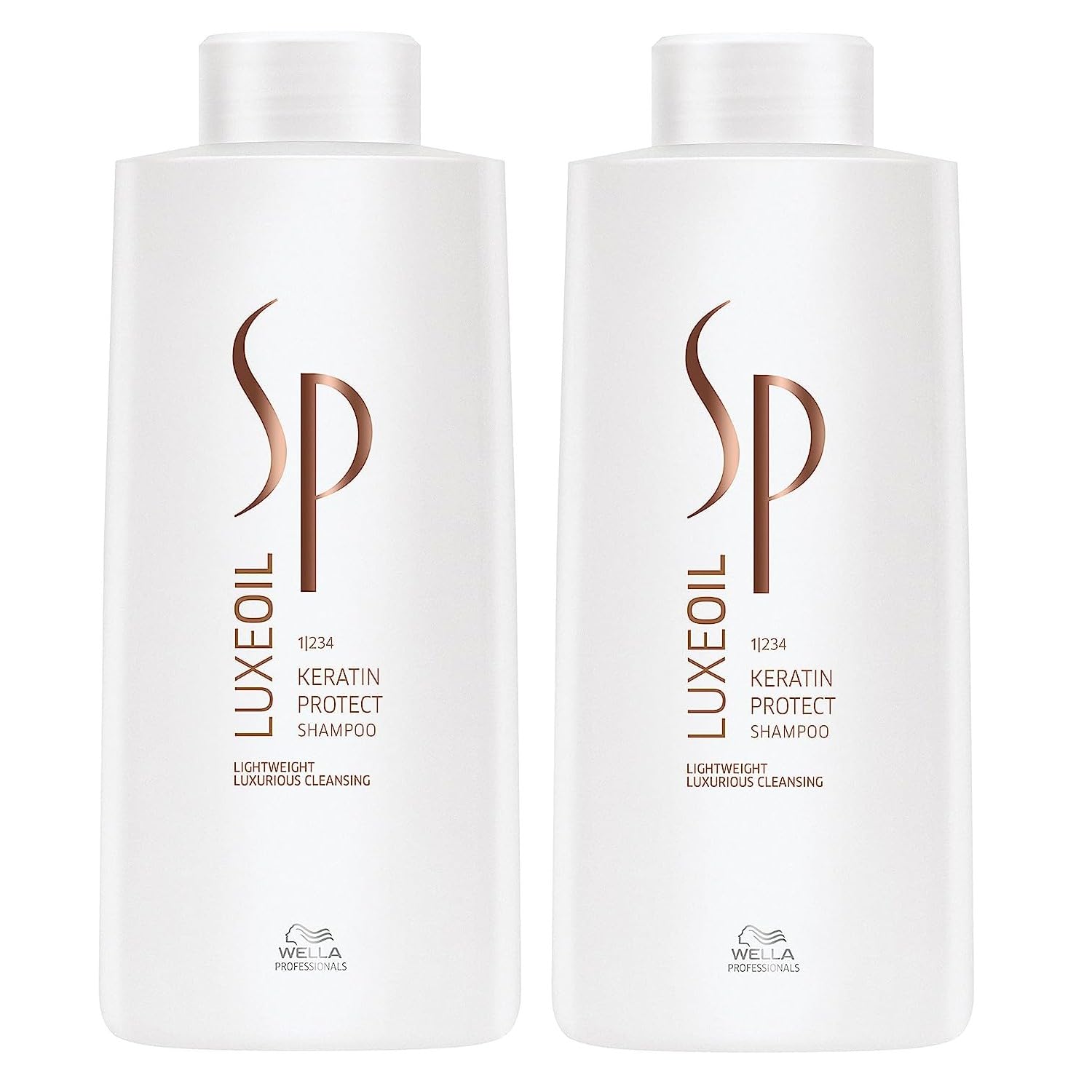 Wella Professionals System Professional Luxeoil Keratin Protect szampon, 2 opakowania (2 x 1 l)