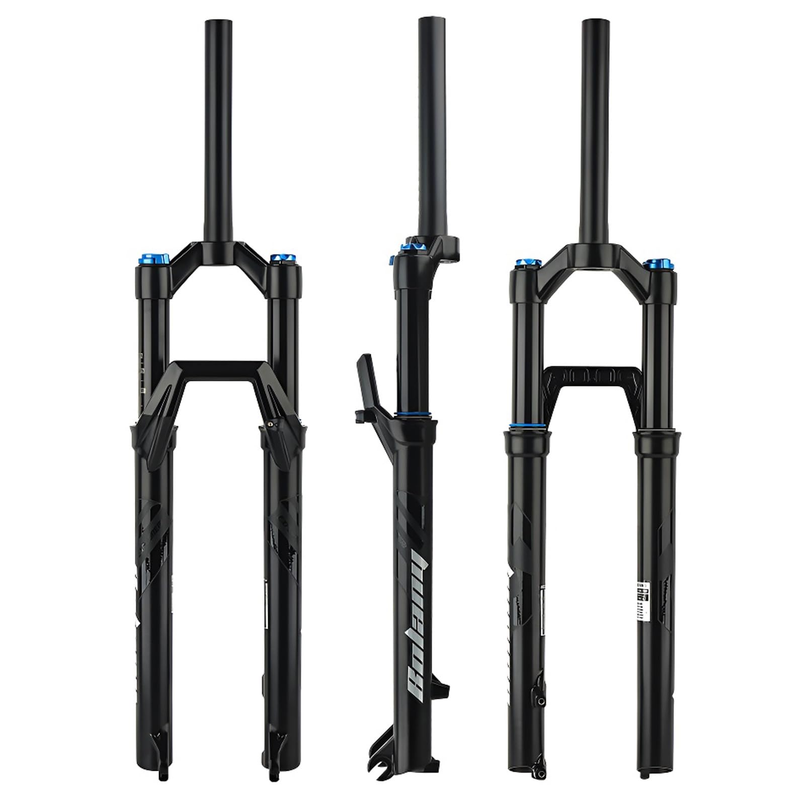 WIQUYBML 27.5/29inch Bike Suspension Fork 125mm Travel Mountain Air 1-1/8 Straight Tube Front QR 9mm*100mm Manual Lockout