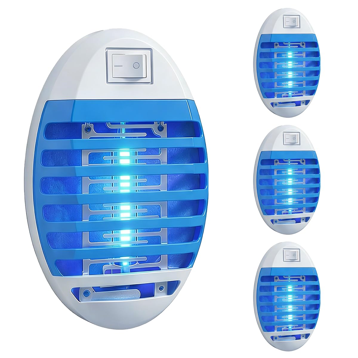 Evite picaduras con la luz para matar insectos y rejilla de protección