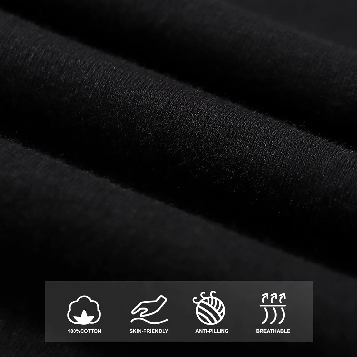 AMY COULEE Men's Casual Joggers Cotton Sweatpants Workout Athletic Pants with Pockets Drawstring Gym Running Pants - Image 5