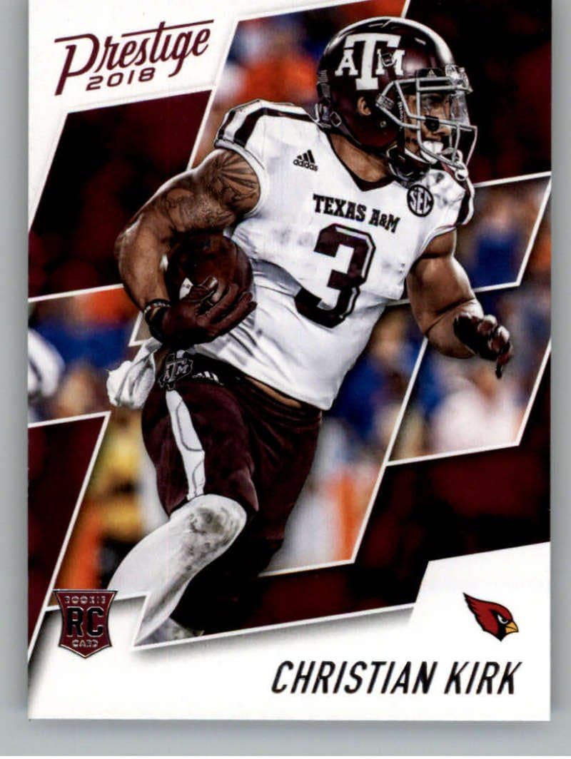 2018 Prestige NFL #282 Christian Kirk Arizona Cardinals Rookie Card RC SSP Super Short Print Panini Football Card
