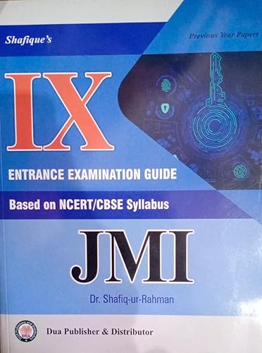 Shafique's Class 9 Entrance Examination Guide JMI (S)