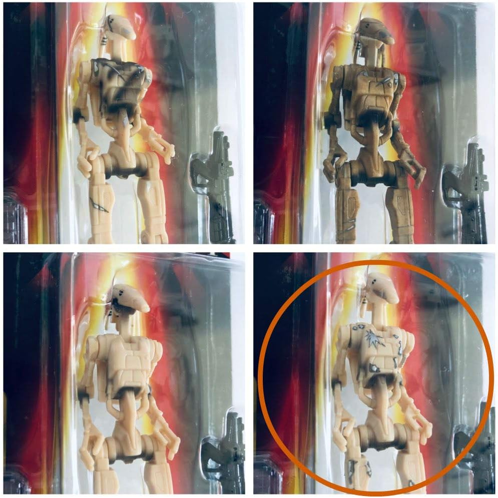 Hasbro Kenner 1999 Star Wars Episode I COLL. 1 Battle Droid Sliced Version
