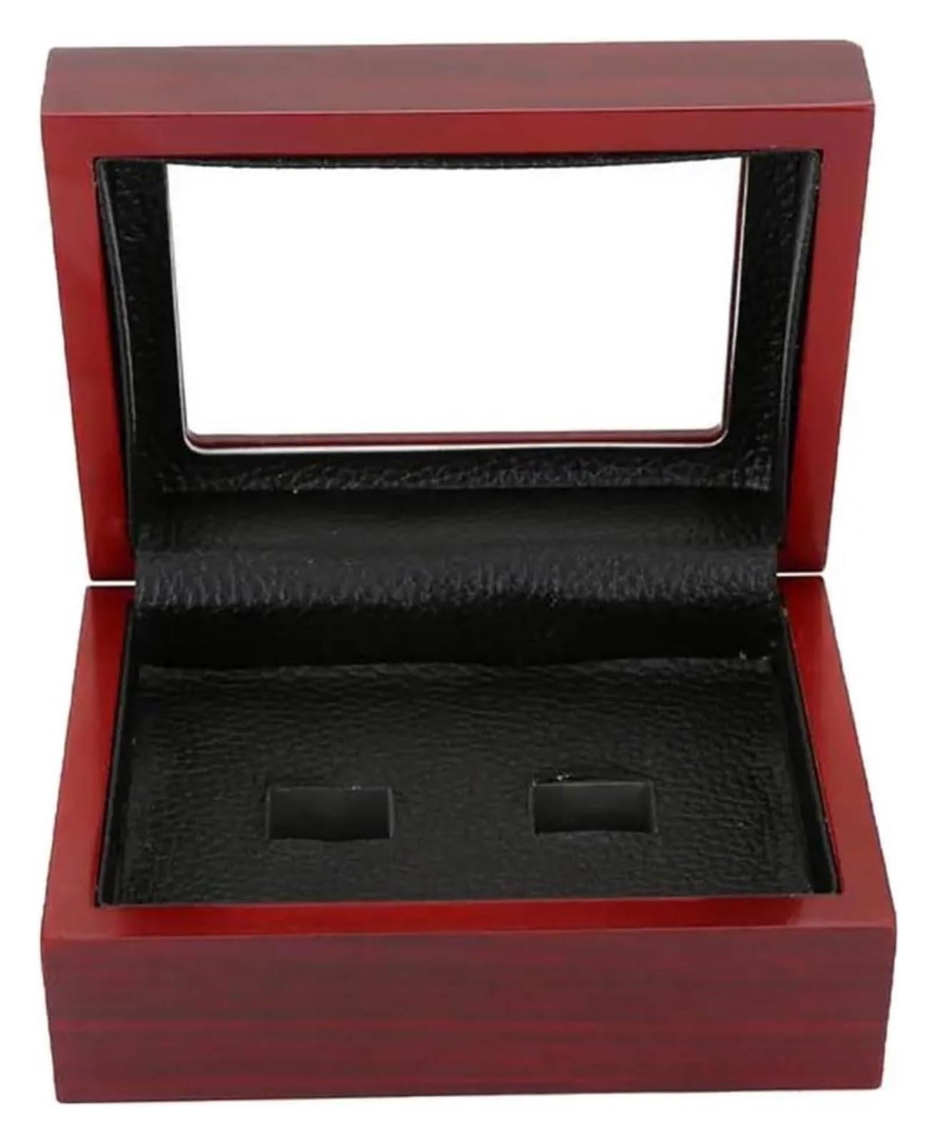 Organizer do pudełek na biżuterię Solidny drewniany organizer do pudełek Przenośny 12x16x7cm Etui z 2-6 otworami Mistrzostwa sportowe Pierścień Wyświetlacz Kolekcja Pudełko do przechowywania kolczyków