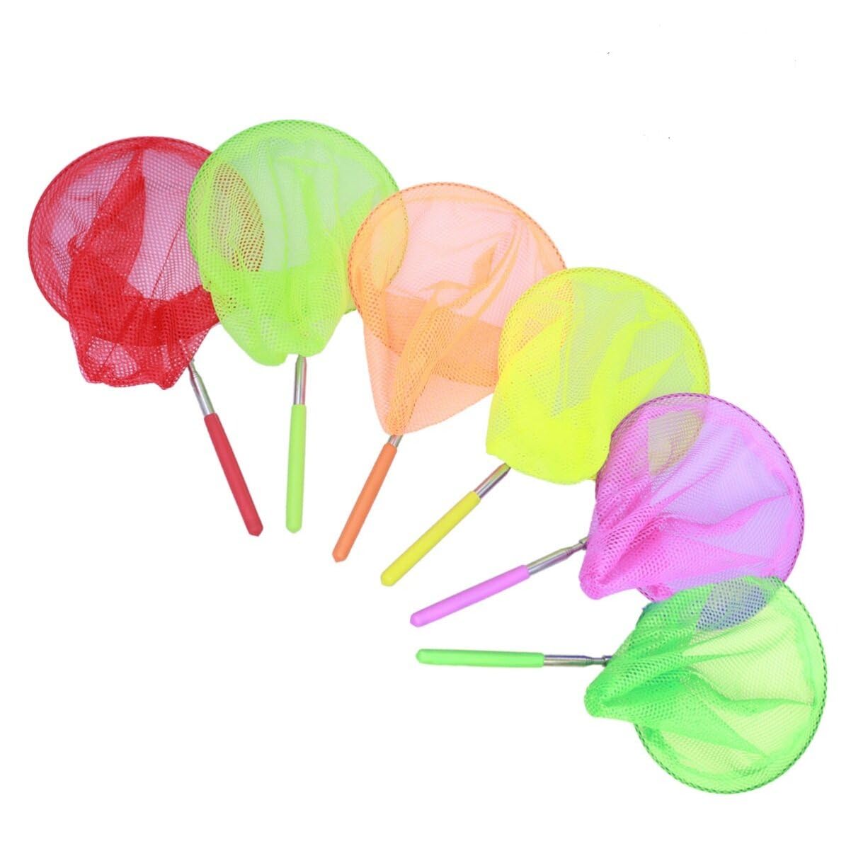 ibasenice 6 Pieces Caterpillar Fishing Nets for for Net Retractable Net Telescopic Net Net Butterfly Net Telescopic Shrimp Outdoor Play for Net
