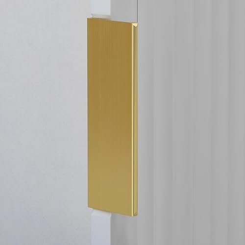 Miniatura 203 de Aparador moderno y elegante con patas y asas de metal dorado y estante ajustable, mesa consola clásica de 60 pulgadas, mesa de sofá, mesa de entrada