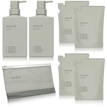 AKKIR アクニー シャンプートリートメント詰め替え 8セット まとめ買い AKNIR アクニー 薬用ヘアシャンプー＆トリートメント セット 各