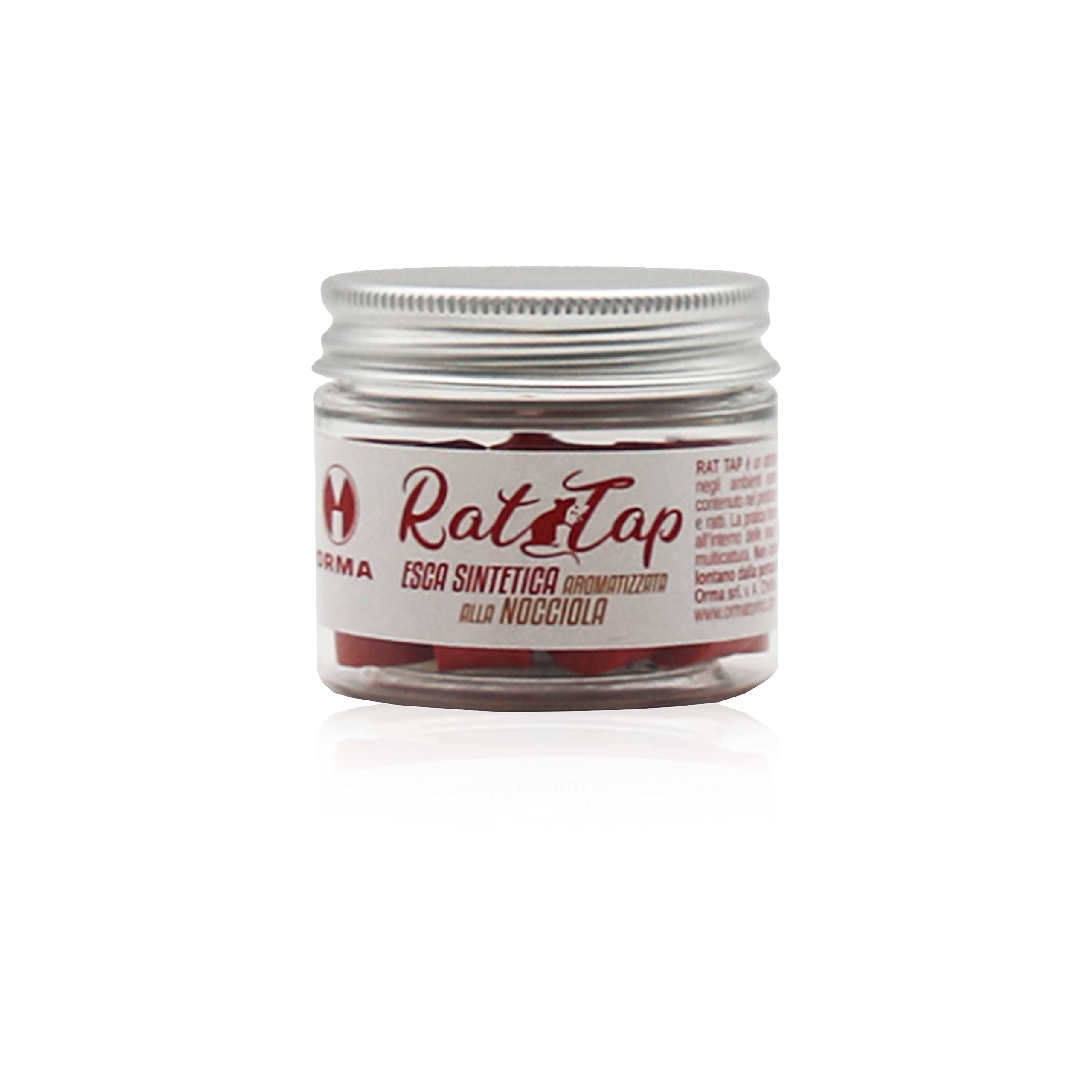 Rat Tap | Attrattivo per Topi |Attrattivo per Roditori alla Nocciola | Non Tossico | 1 Barattolo 20 PCS