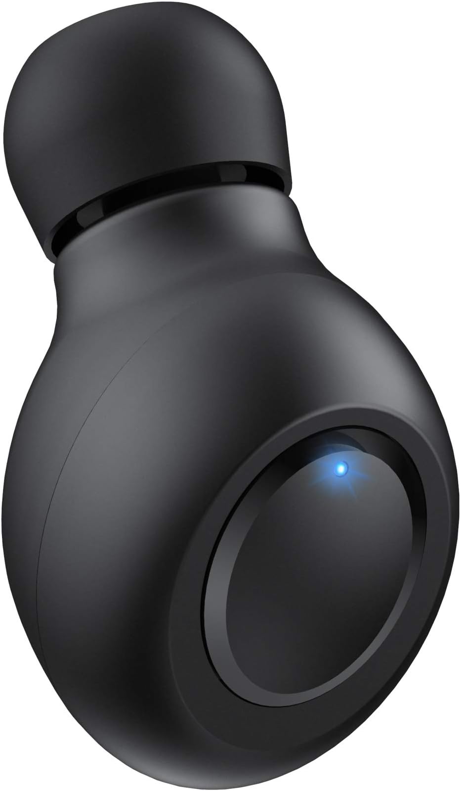 Single Ear Wireless Earbud Bluetooth Headset in Ear Mini Invisible Bluetooth Headphone Business Earphone with Mic 6-Hour Playtime Magnetic USB Charging Dock One-button Control Sweatproof Sport Earbuds