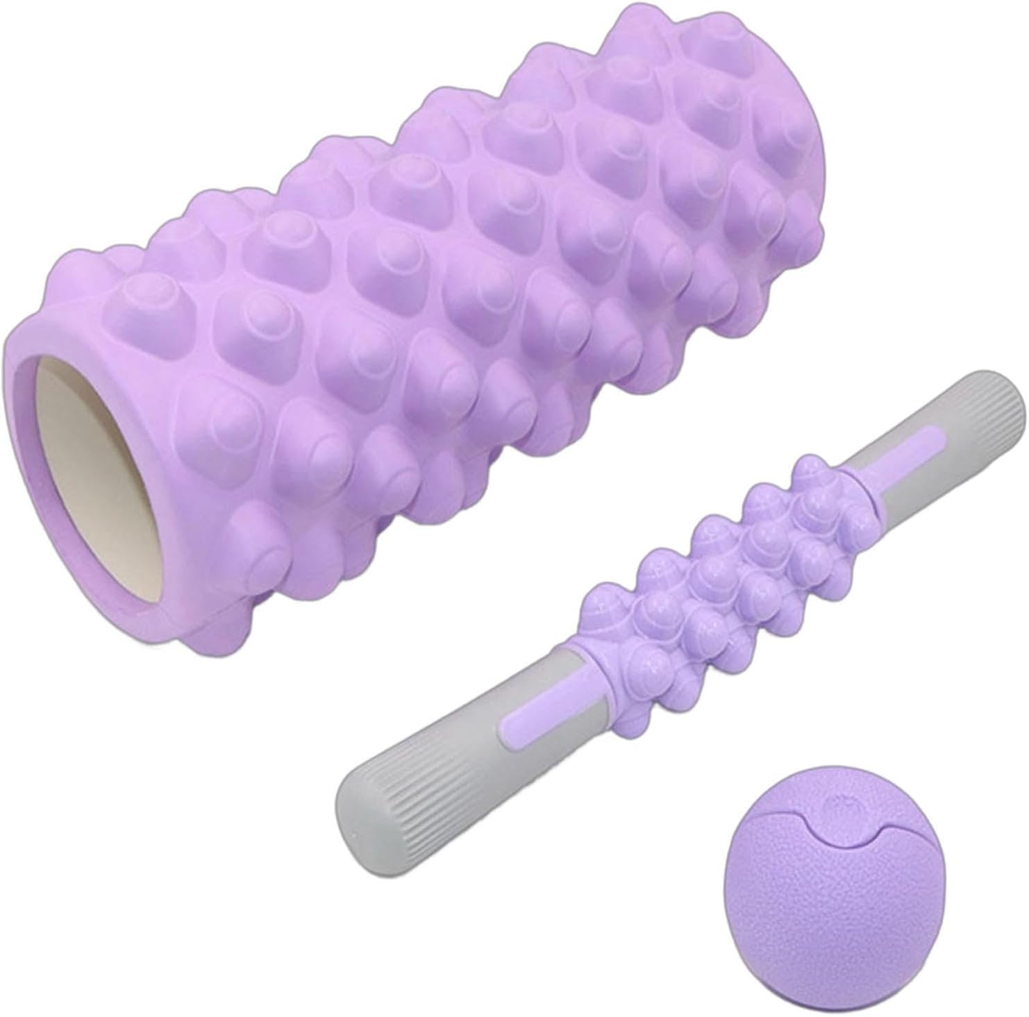 Foam Roller | Post-Workout Recovery Boost – Foam Rollers for Muscle Massaging – Relaxing Stick Ball Pilates Strength Training Home Gym Travel Dorm Apartment