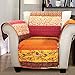 Lush Decor Royal Empire Slipcover/Furniture Protector for Armchair, Tangerine - Discontinued