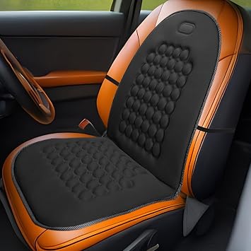 YoRise Car Seat Protector Cover, Magnetic Bubble Automotive Seat Covers, Breathable Comfortable Car Front Seats Covers Full Set, Fit for Most Cars, SUVs, Trucks Black