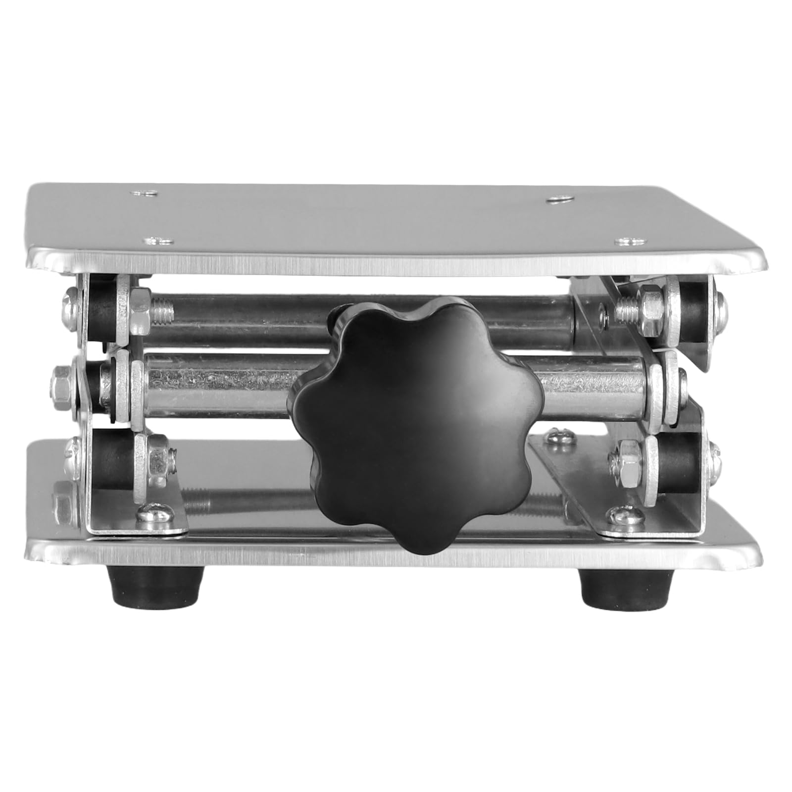 Table Élévatrice de Laboratoire 200 x 200 mm, Plateforme de Levage en Fer Galvanisé, Hauteur Réglable 85-280 mm pour Expériences de Laboratoire