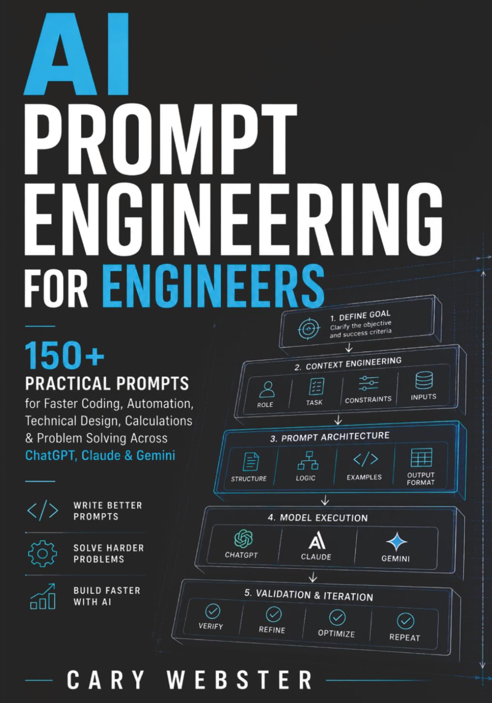 AI Prompt Engineering for Engineers: 150+ Practical Prompts for Faster Coding, Automation, Technical Design, Calculations & Problem Solving Across ChatGPT, Claude & Gemini