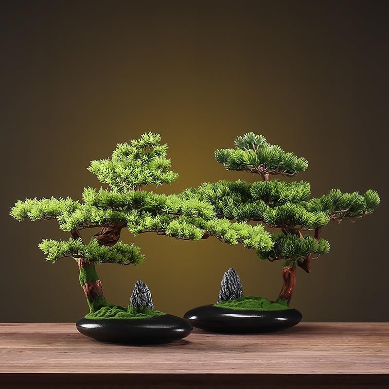 Bonsaï artificiel décoration maison style chinois plante sans eau