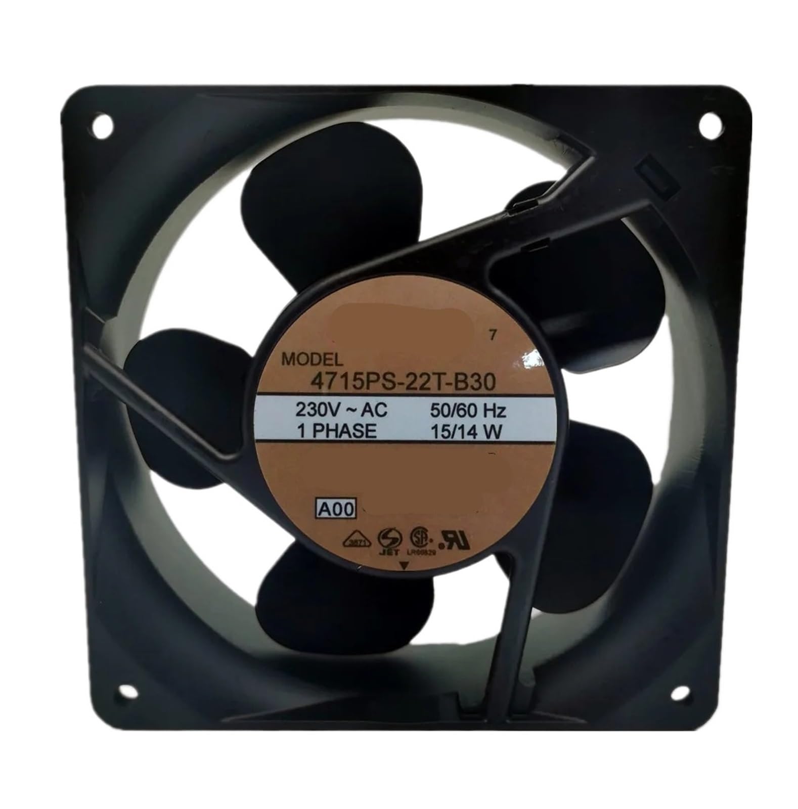 LZIKKGKI 1pcs 4715PS-22T-B30 AC220V 12038 120 * 120 * 38mm Cooling fan