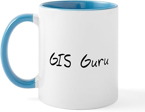 Vista 9 de CafePress GIS Guru - Taza de café de cerámica, taza de té, 11 onzas