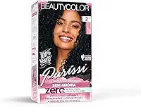 Coloração Kit BEAUTYCOLOR Puríssi Sem Amônia - 2.11 Preto Azulado