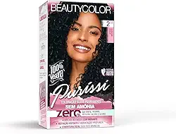 Coloração Kit BEAUTYCOLOR Puríssi Sem Amônia - 2.11 Preto Azulado