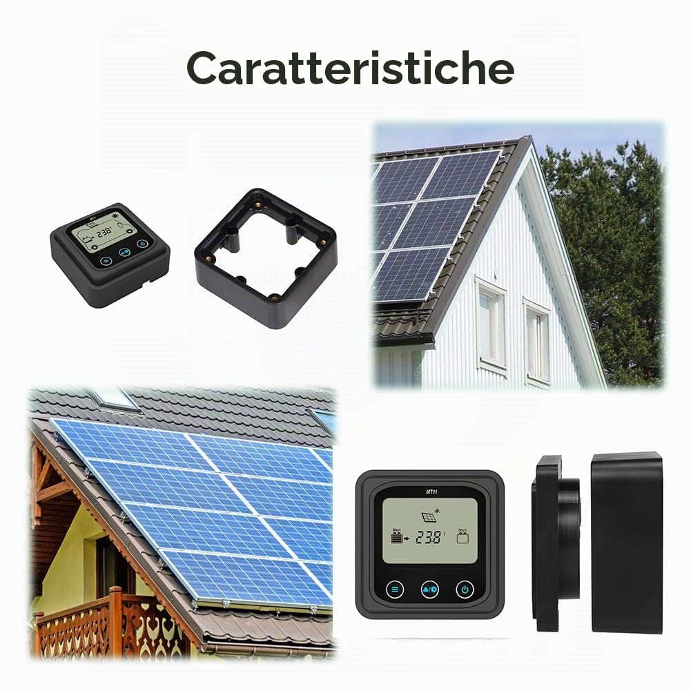 EPEVER® MT11 Misuratore Remoto Misuratore Remoto con Display LCD per Regolatore di Carica Solare per la Serie DuoRacer - MT11