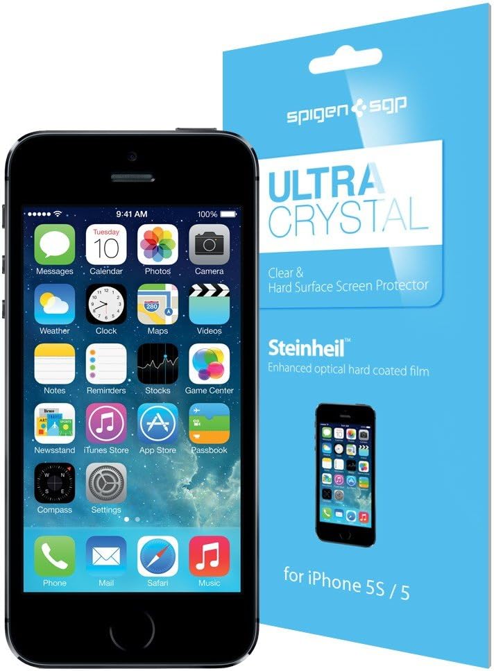 Spigen Steinheil iPhone 5 Screen Protector with Crystal Film for iPhone 5S/5