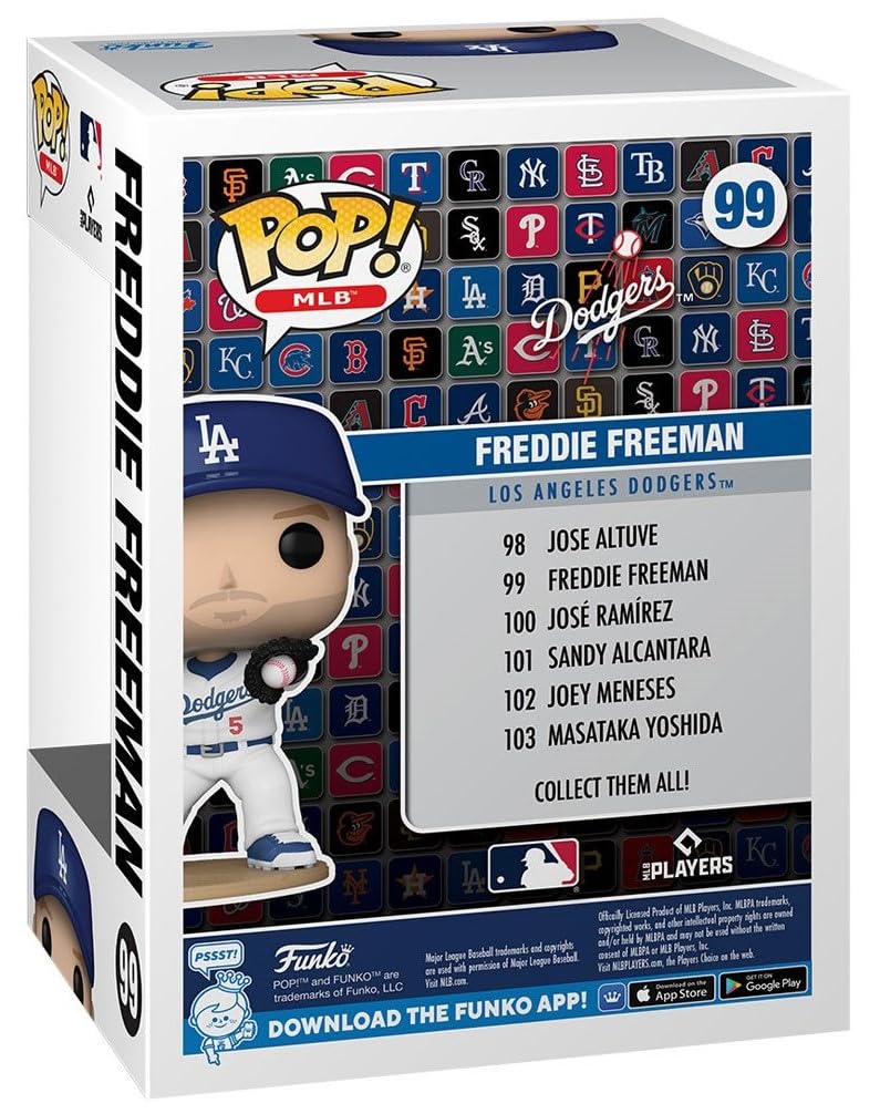 POP MLB: Dodgers - Freddie Freeman Funko Vinyl Figure (Bundled