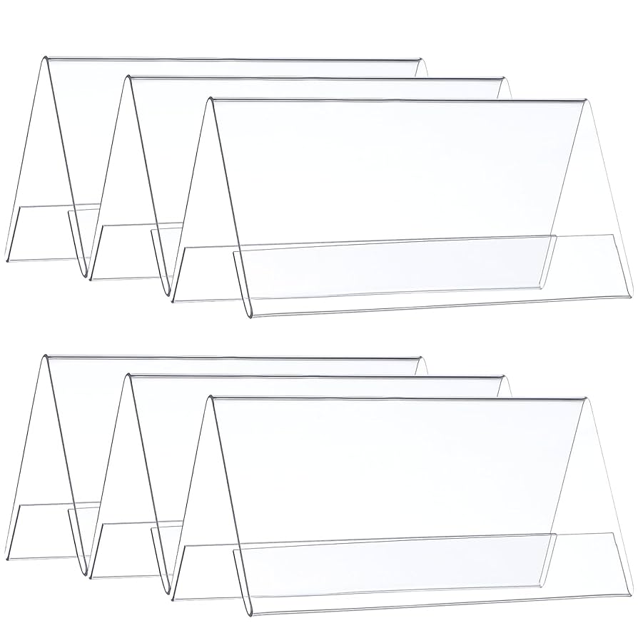 Amazon.co.jp: NUOLUX 席札 ポップスタンド カード立て アクリル