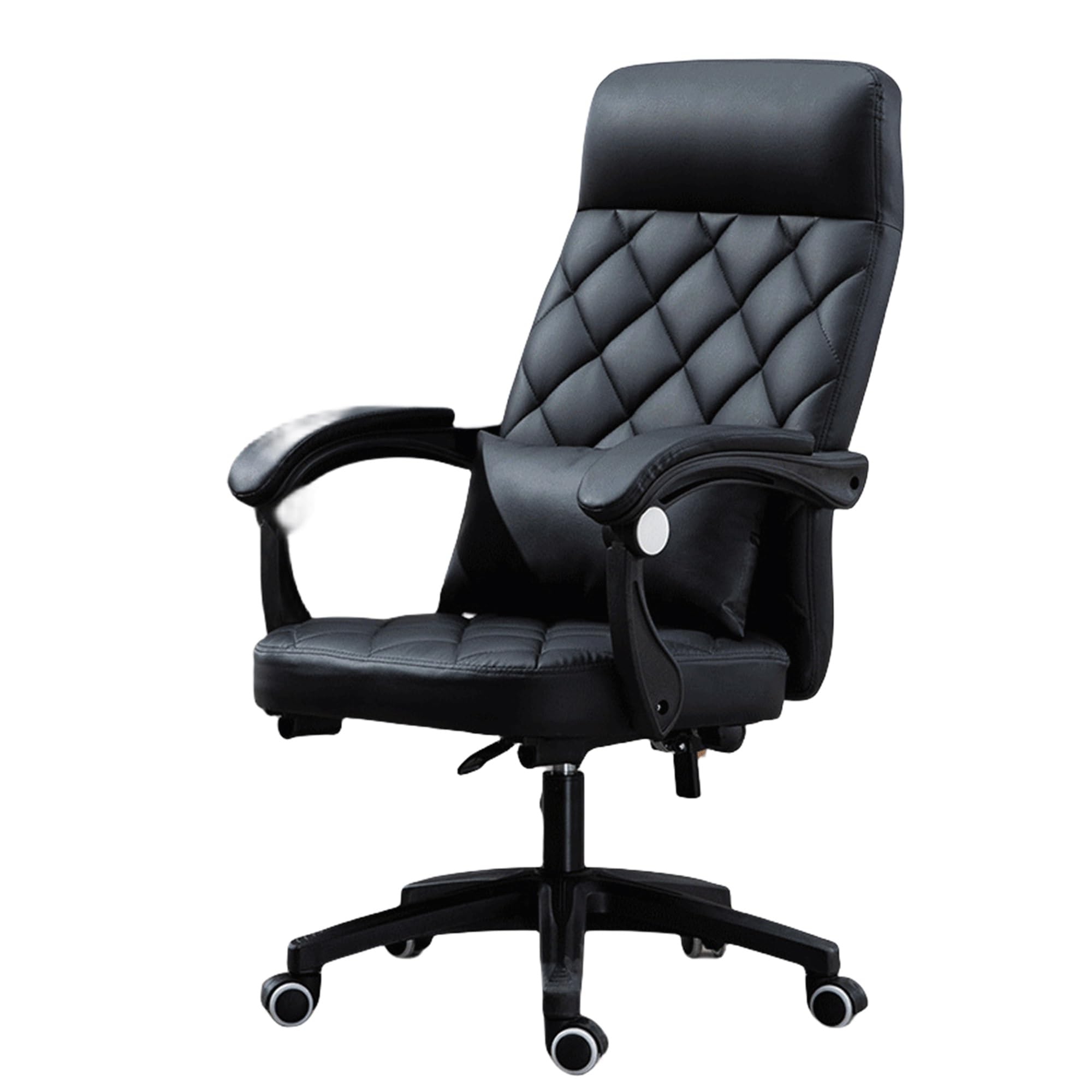 Ergonomiczne krzesło biurowe do gier z funkcją masażu i regulowanym zagłówkiem, wygodne, skórzane, obrotowe, do nauki, pracy i relaksu, do salonu, sypialni, hotelu, jadalni