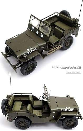 Miniatura 3 de Academy Plastic Modelo 124 Escala Ejército de los Estados Unidos 14 toneladas 4x4 Camión utilitario