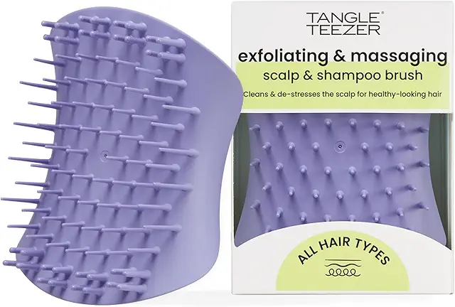 Tangle Teezer Scalp Scrub Brush: Lavender Lite Exfoliator & Massager