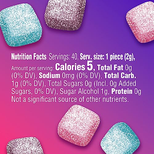 EXTRA Refreshers Berry Mix Sugar Free Gum, 40 Piece Bottle, 3.21 oz, 6 Pack - image 8