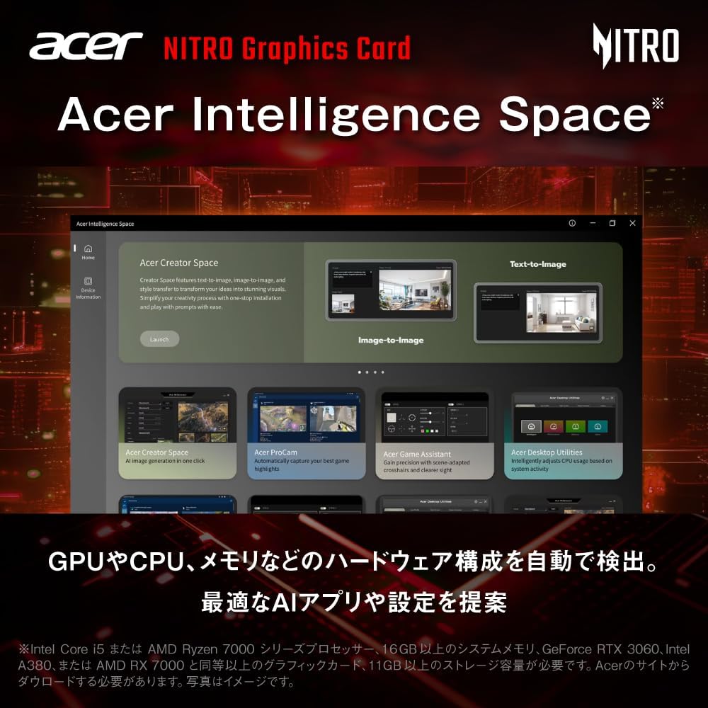 Acer Radeon RX 9070 XT OC Graphics Card Dimensions