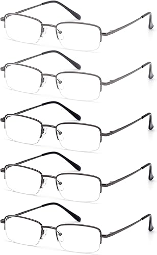 Miniatura 7 de Lentes de lectura para hombres y mujeres, muy ligeros, con bisagra de resorte, lentes transparentes, gases para computadora