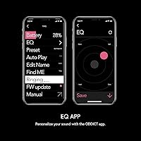 Vista 2 de Phiaton ODDICT TWIG True Wireless Earbuds, EQ App, Bluetooth Earbuds with Silicone Tips, Wireless Quick Charging, Touch-Control, Dual 12mm Carbon