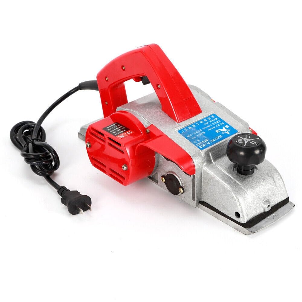 Raboteuse électrique, 1300 W, largeur de rabot 90 mm, lissage des surfaces en bois, avec boîtier robuste et lames de rechange incluses