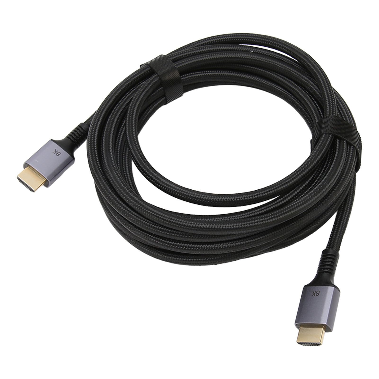Fockety Cavo HDMI 8K, 8K a 60Hz Interfaccia Multimediale 4K a 120Hz Cavo Video HD, Conduttore OFC Puro Diametro Filo 16,4 Piedi 6,7 Mm Interfaccia Multimediale HD 2.1 Cavo per TV HD 8K